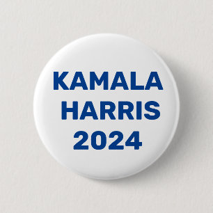 Badge Rond 5 Cm Kamala Harris Pour Président 2024
