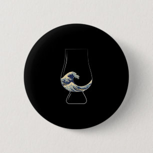 Badge Rond 5 Cm Kanagawa Glencairn Glass