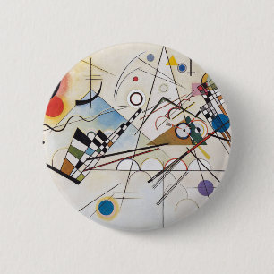 Badge Rond 5 Cm Kandinsky 1923/composition viii/pixdecines