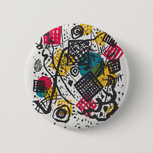 Badge Rond 5 Cm Kandinsky Small Worlds V Classic Abstrait