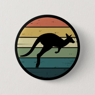 Badge Rond 5 Cm Kangaroo