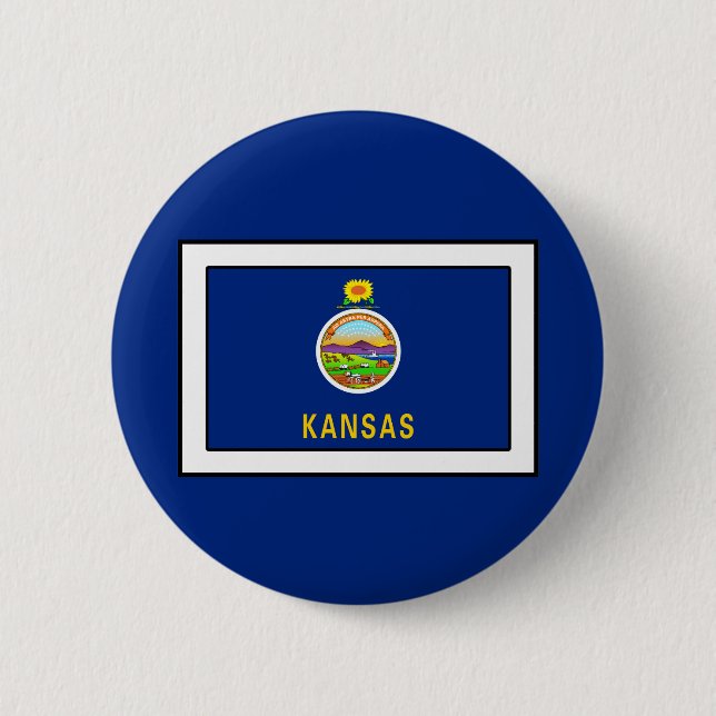 Badge Rond 5 Cm Kansas (Devant)