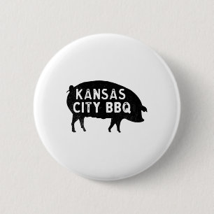 Badge Rond 5 Cm Kansas City Pig Bbq
