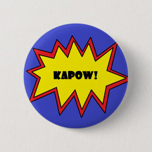 Badge Rond 5 Cm Kapow !