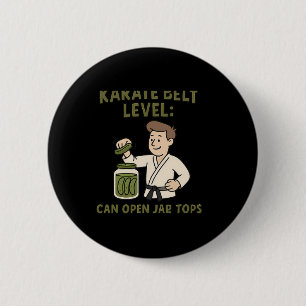 Badge Rond 5 Cm Karate Belt Level peut ouvrir Jar Tops Martial Art