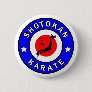 Badge Rond 5 Cm Karaté de Shotokan