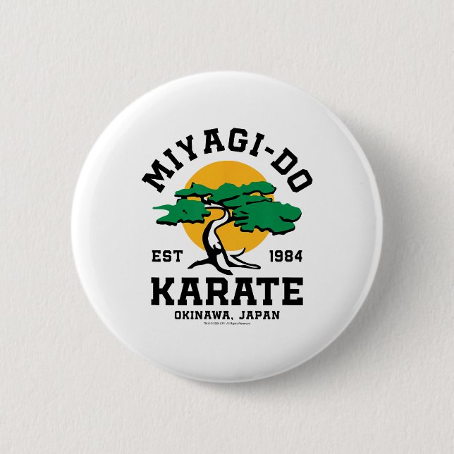 Badge Rond 5 Cm Karate Kid - Miyagi-do (Devant)
