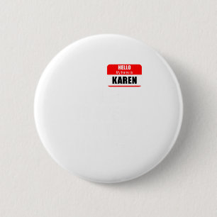 Badge Rond 5 Cm Karen Halloween Costume, Parle Au M