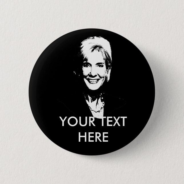 BADGE ROND 5 CM KATHLEEN SEBELIUS (Devant)