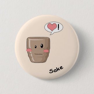 Badge Rond 5 Cm Kawaii de sushi