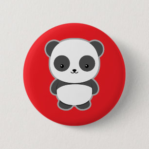 Badge Rond 5 Cm Kawaii Panda