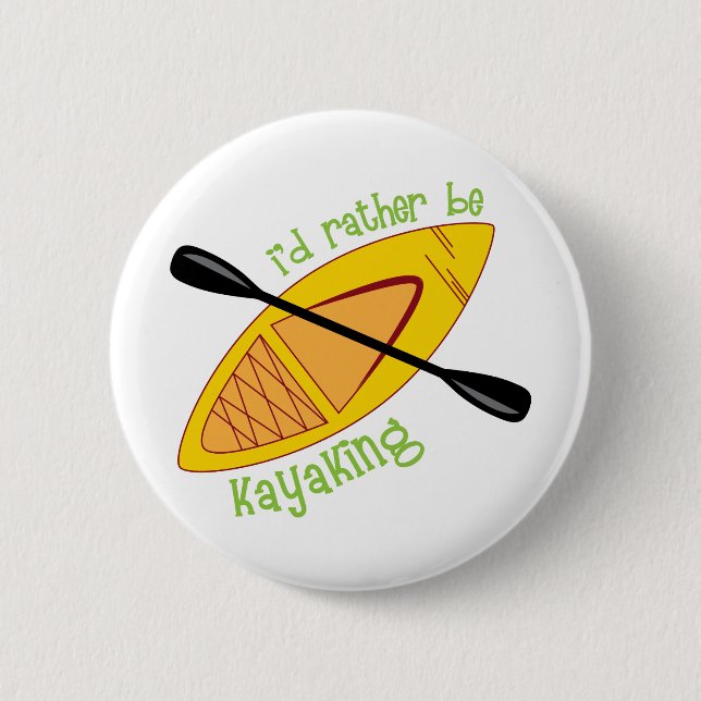 Badge Rond 5 Cm Kayak (Devant)