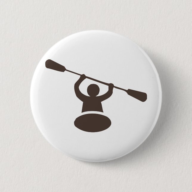 Badge Rond 5 Cm Kayak (Devant)