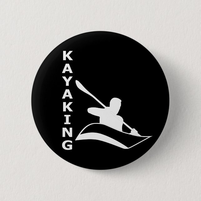 Badge Rond 5 Cm Kayak (Devant)