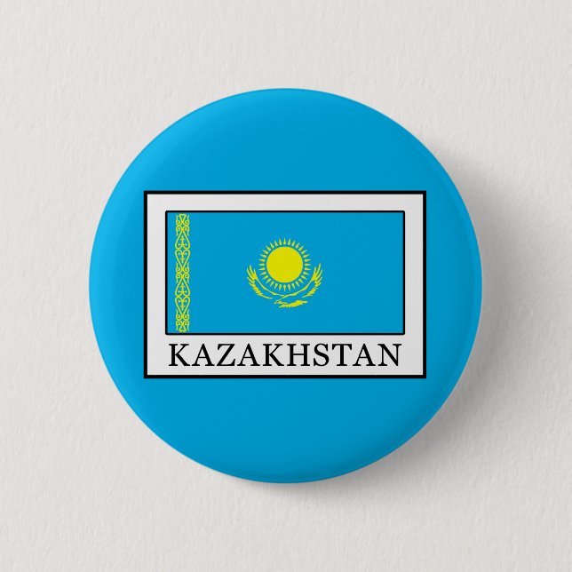 Badge Rond 5 Cm Kazakhstan (Devant)
