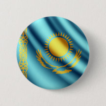 Kazakhstan ondulant le bouton de pinback de
