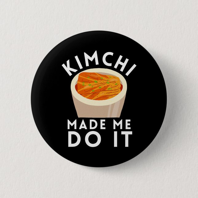 Badge Rond 5 Cm Kbbq Korean Bbq Kimchi Ramen (Devant)