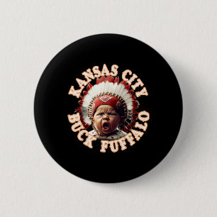 Badge Rond 5 Cm Kc Tailgate Kansas City Bbq Buck Fuffalo Barbecue