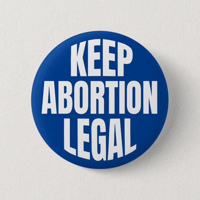 BADGE ROND 5 CM "KEEP ABORTION LÉGALE" (Devant)