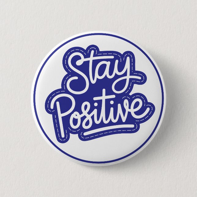 Badge Rond 5 Cm Keep Going Black and White Motivational (Devant)