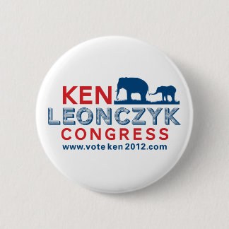 Badge Rond 5 Cm Ken Leonczyk pour le bouton du congrès