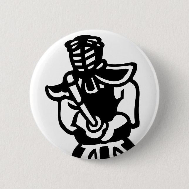 Badge Rond 5 Cm kendo (Devant)