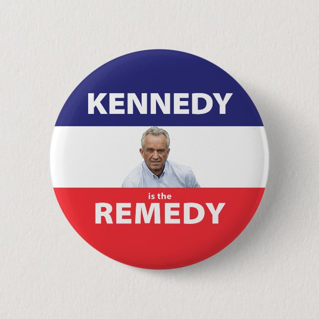 Badge Rond 5 Cm Kennedy est le bouton Remedy (Devant)