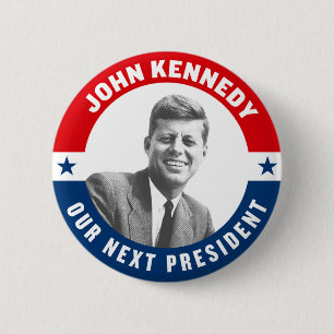 Badge Rond 5 Cm Kennedy Next President 1960 Vintage Kennedy 1960