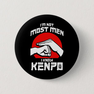 Badge Rond 5 Cm Kenpo Agressive Self Defense Karate Martial Arts