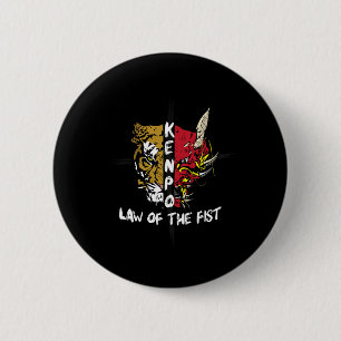 Badge Rond 5 Cm Kenpo Karate Law Of The First Martial Arts