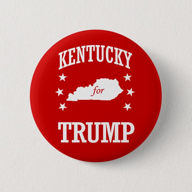 BADGE ROND 5 CM KENTUCKY POUR TRUMP (Devant)