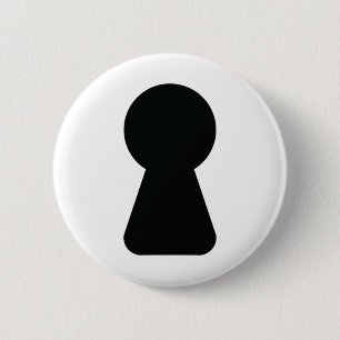 BADGE ROND 5 CM KEYHOLE