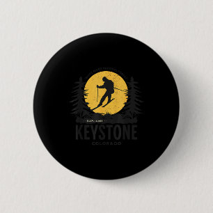 Badge Rond 5 Cm Keystone colorado ski sur neige