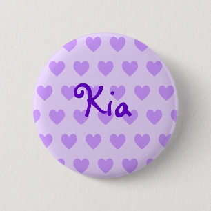 Badge Rond 5 Cm Kia en violet