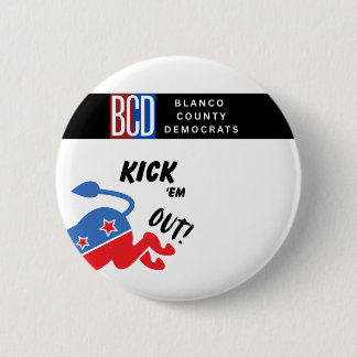 Badge Rond 5 Cm Kick Em Out Button