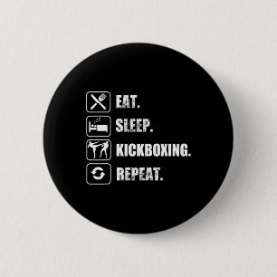 Badge Rond 5 Cm Kickboxing Muay Thai Arts martiaux Tigre Sak Yant
