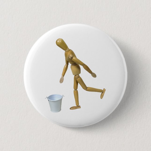 Badge Rond 5 Cm KickTheBucket031910 (Devant)