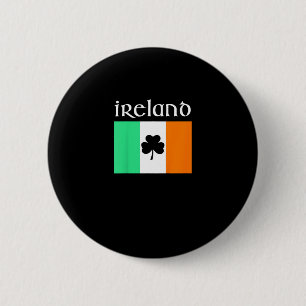 Badge Rond 5 Cm Kids Ireland Chemise Drapeau Irlandais Chemise St
