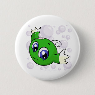 Badge Rond 5 Cm Kiko vert bruissant par le lac Kiko