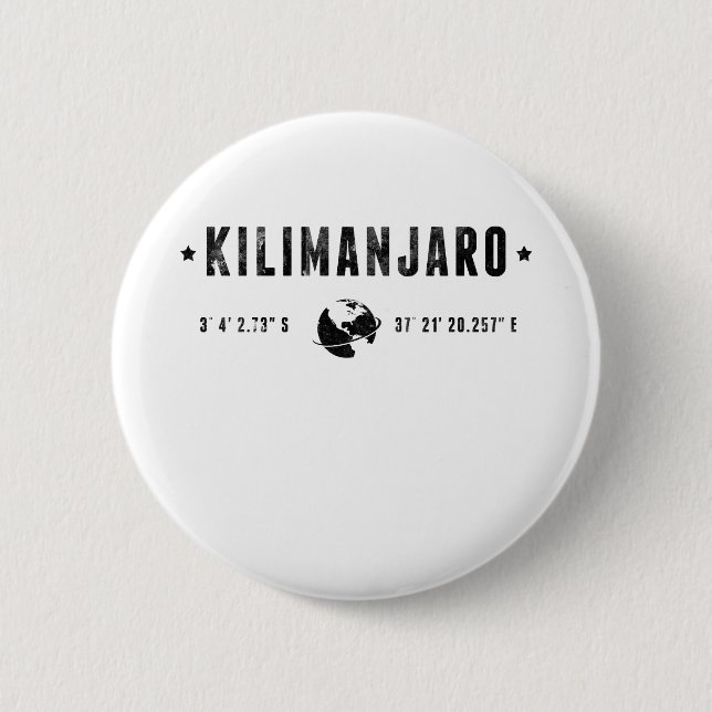 Badge Rond 5 Cm Kilimanjaro (Devant)