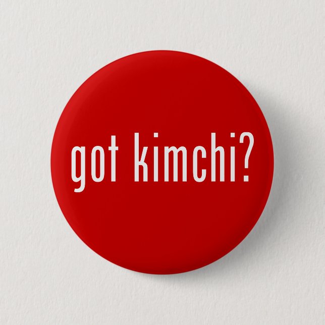 Badge Rond 5 Cm Kimchi ? (Devant)