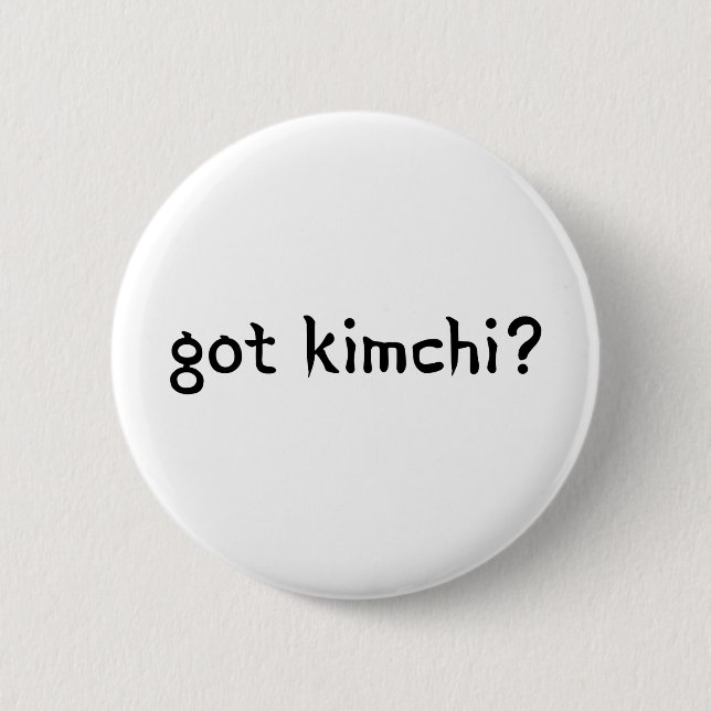 Badge Rond 5 Cm kimchi obtenu ? (Devant)