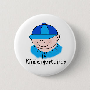 Badge Rond 5 Cm Kindergartener de garçon