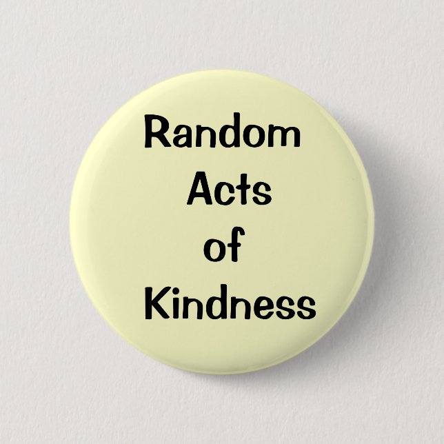 Badge Rond 5 Cm kindess, aléatoires (Devant)