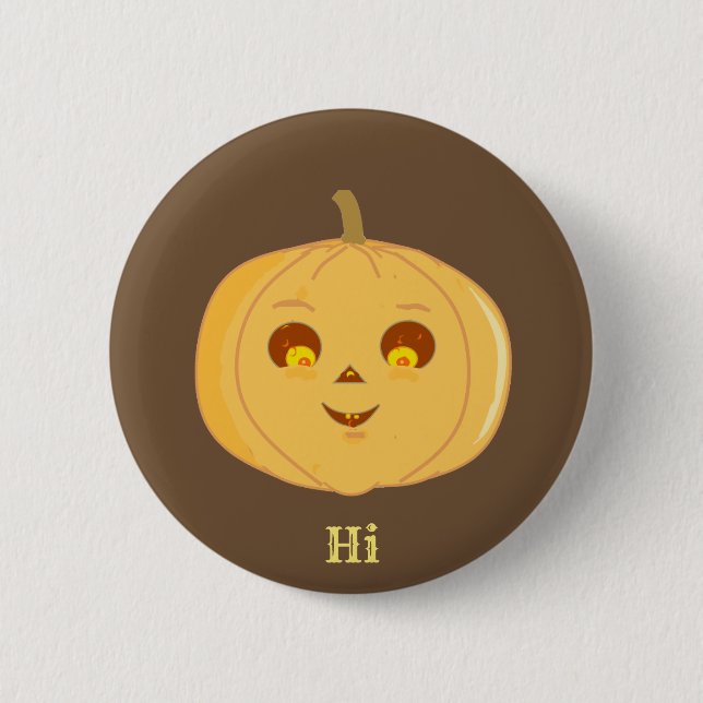 Badge Rond 5 Cm Kine de Halloween (Devant)