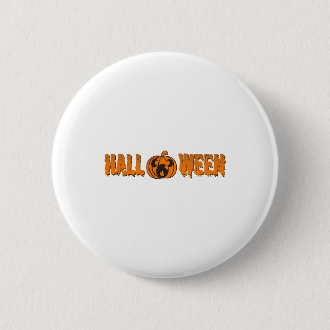 Badge Rond 5 Cm Kine de Halloween (Devant)