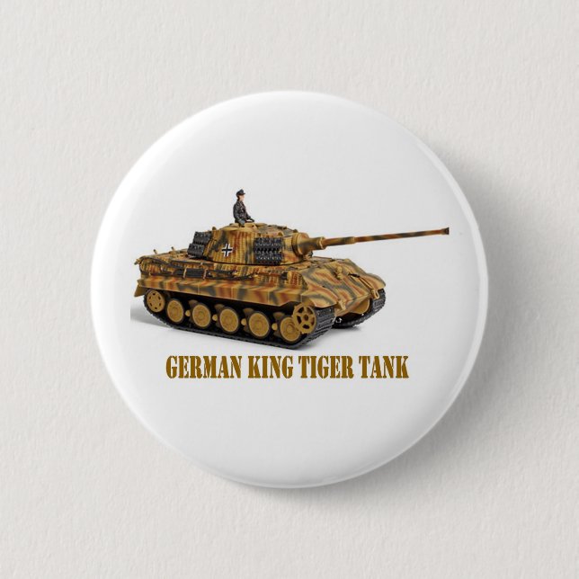 BADGE ROND 5 CM KING TIGER (Devant)