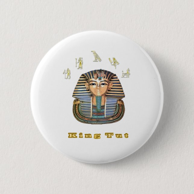 Badge Rond 5 Cm KingTut, cool (Devant)