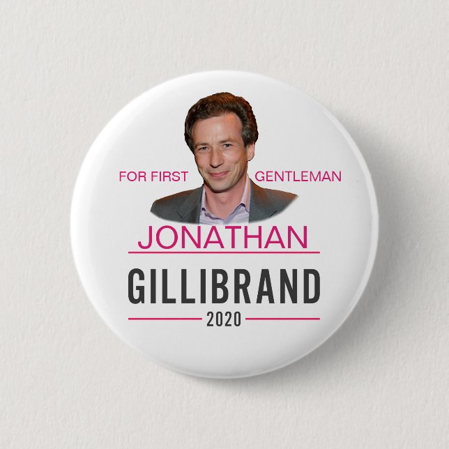 Badge Rond 5 Cm Kirsten Gillibrand : Jonathan pour le premier Gent (Devant)