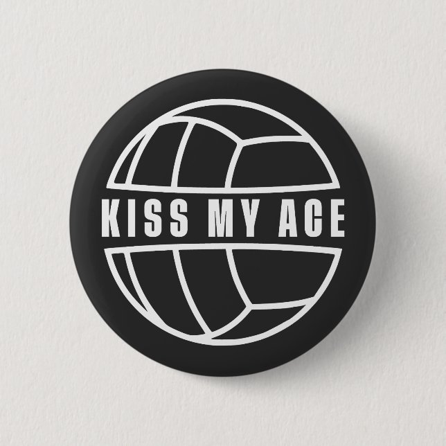 Badge Rond 5 Cm Kiss my Ace (Devant)